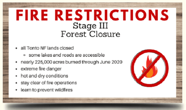 Extreme Fire Danger In Arizona Leads To Tonto National Forest Closures The Wildland Firefighter
