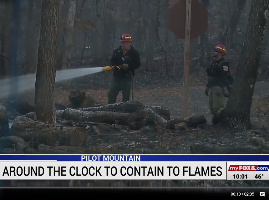 Pilot Mountain Nc Fire Update